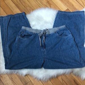 J JILL ELASTIC WAIST JEANS 12
